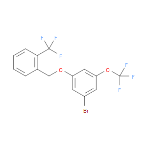 1-bromo-3-(trifluoromethoxy)-5-((2-(trifluoromethyl)benzyl)oxy)benzene