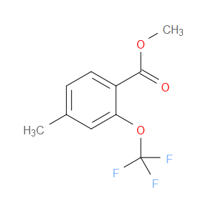 Benzoic acid, 4-methyl-2-(trifluoromethoxy)-, methyl ester