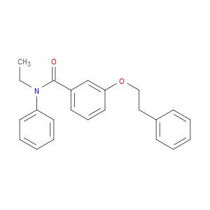 N-Ethyl-N-phenyl-3-(2-phenylethoxy)benzamide