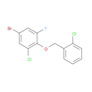 5-bromo-1-chloro-2-((2-chlorobenzyl)oxy)-3-fluorobenzene