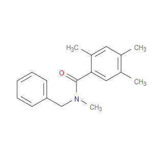 N,2,4,5-Tetramethyl-N-(phenylmethyl)benzamide