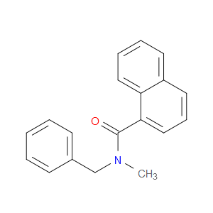 N-Methyl-N-(phenylmethyl)-1-naphthalenecarboxamide