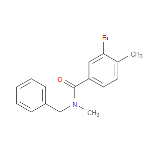 3-Bromo-N,4-dimethyl-N-(phenylmethyl)benzamide