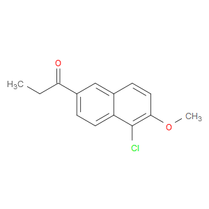 1-(5-Chloro-6-methoxy-2-naphthalenyl)-1-propanone