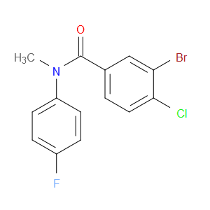 3-Bromo-4-chloro-N-(4-fluorophenyl)-N-methylbenzamide