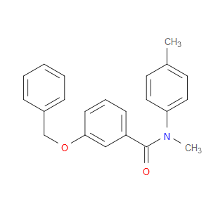 N-Methyl-N-(4-methylphenyl)-3-(phenylmethoxy)benzamide