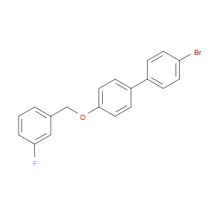 4-bromo-4'-((3-fluorobenzyl)oxy)-1,1'-biphenyl
