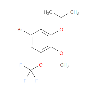 5-bromo-1-isopropoxy-2-methoxy-3-(trifluoromethoxy)benzene