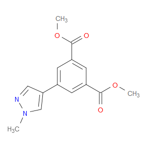 dimethyl 5-(1-methyl-1H-pyrazol-4-yl)isophthalate