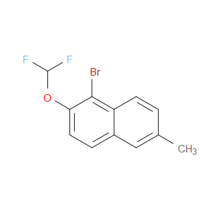 1-bromo-2-(difluoromethoxy)-6-methylnaphthalene