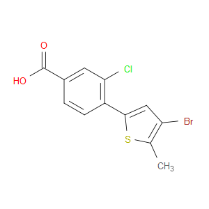 4-(4-bromo-5-methylthiophen-2-yl)-3-chlorobenzoic acid