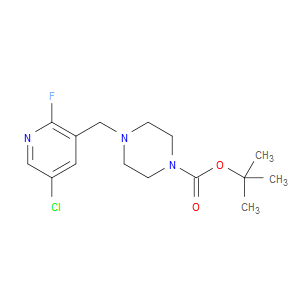 tert-butyl 4-((5-chloro-2-fluoropyridin-3-yl)methyl)piperazine-1-carboxylate
