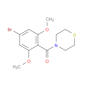 (4-bromo-2,6-dimethoxyphenyl)(thiomorpholino)methanone