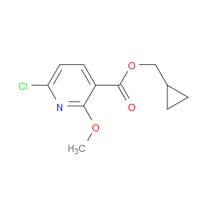 cyclopropylmethyl 6-chloro-2-methoxynicotinate