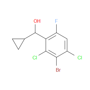 (3-bromo-2,4-dichloro-6-fluorophenyl)(cyclopropyl)methanol