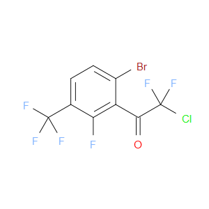 1-(6-bromo-2-fluoro-3-(trifluoromethyl)phenyl)-2-chloro-2,2-difluoroethanone