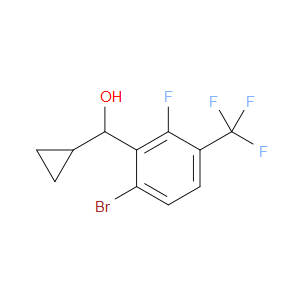 (6-bromo-2-fluoro-3-(trifluoromethyl)phenyl)(cyclopropyl)methanol