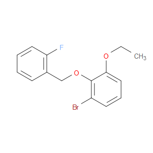 1-bromo-3-ethoxy-2-((2-fluorobenzyl)oxy)benzene