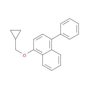 1-(cyclopropylmethoxy)-4-phenylnaphthalene