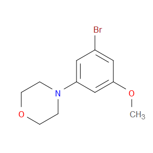 4-(3-bromo-5-methoxyphenyl)morpholine