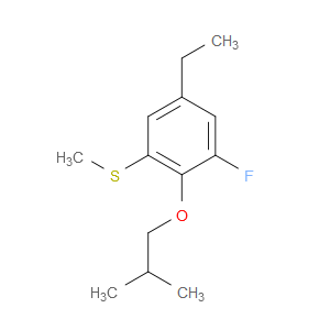 (5-ethyl-3-fluoro-2-isobutoxyphenyl)(methyl)sulfane