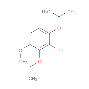 2-chloro-3-ethoxy-1-isopropoxy-4-methoxybenzene