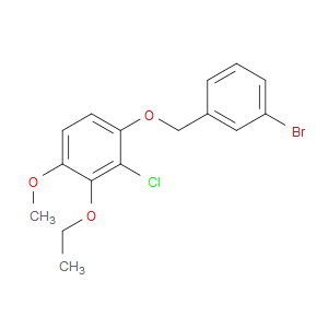 1-((3-bromobenzyl)oxy)-2-chloro-3-ethoxy-4-methoxybenzene
