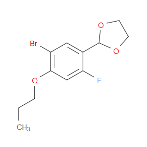 2-(5-bromo-2-fluoro-4-propoxyphenyl)-1,3-dioxolane