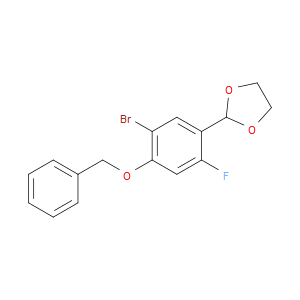 2-(4-(benzyloxy)-5-bromo-2-fluorophenyl)-1,3-dioxolane