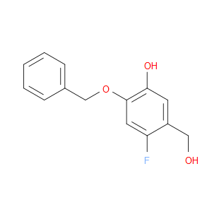 2-(benzyloxy)-4-fluoro-5-(hydroxymethyl)phenol