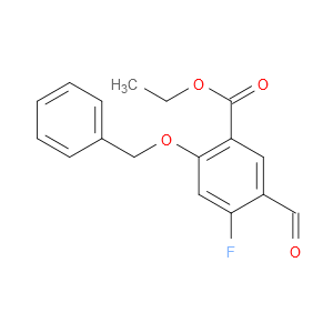 ethyl 2-(benzyloxy)-4-fluoro-5-formylbenzoate