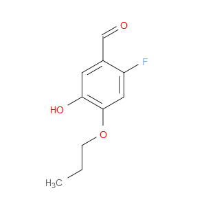 2-fluoro-5-hydroxy-4-propoxybenzaldehyde