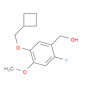 (5-(cyclobutylmethoxy)-2-fluoro-4-methoxyphenyl)methanol