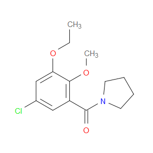(5-chloro-3-ethoxy-2-methoxyphenyl)(pyrrolidin-1-yl)methanone