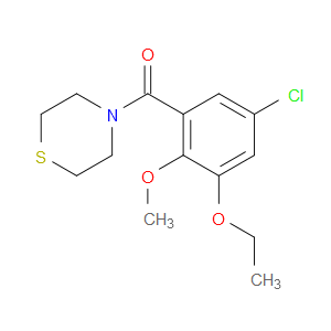 (5-chloro-3-ethoxy-2-methoxyphenyl)(thiomorpholino)methanone