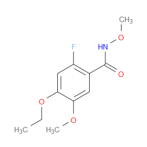 4-ethoxy-2-fluoro-N,5-dimethoxybenzamide