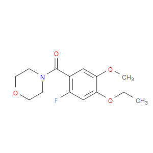 (4-ethoxy-2-fluoro-5-methoxyphenyl)(morpholino)methanone