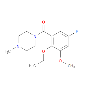 (2-ethoxy-5-fluoro-3-methoxyphenyl)(4-methylpiperazin-1-yl)methanone