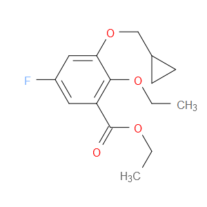 ethyl 3-(cyclopropylmethoxy)-2-ethoxy-5-fluorobenzoate