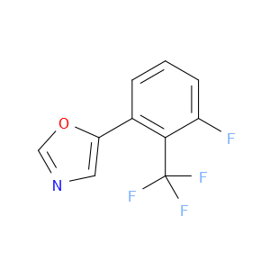 5-(3-fluoro-2-(trifluoromethyl)phenyl)oxazole