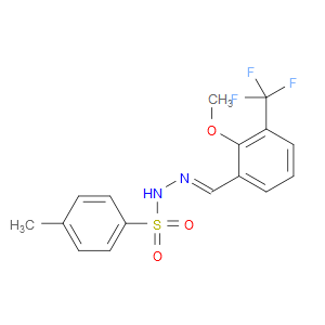 N'-(2-methoxy-3-(trifluoromethyl)benzylidene)-4-methylbenzenesulfonohydrazide