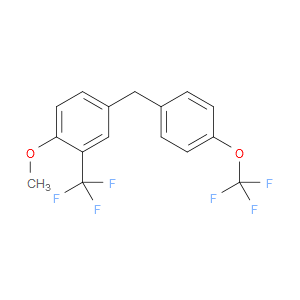 1-methoxy-4-(4-(trifluoromethoxy)benzyl)-2-(trifluoromethyl)benzene