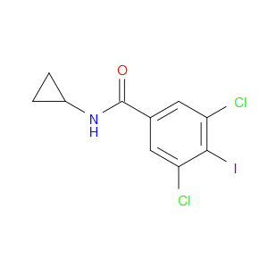 3,5-dichloro-N-cyclopropyl-4-iodobenzamide
