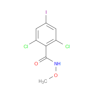 2,6-dichloro-4-iodo-N-methoxybenzamide