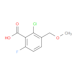 2-chloro-6-fluoro-3-(methoxymethyl)benzoic acid
