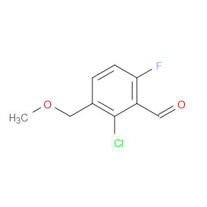2-chloro-6-fluoro-3-(methoxymethyl)benzaldehyde