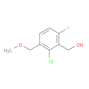 (2-chloro-6-fluoro-3-(methoxymethyl)phenyl)methanol