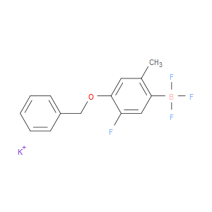potassium (4-(benzyloxy)-5-fluoro-2-methylphenyl)trifluoroborate