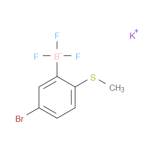 potassium (5-bromo-2-(methylthio)phenyl)trifluoroborate