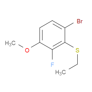 (6-bromo-2-fluoro-3-methoxyphenyl)(ethyl)sulfane